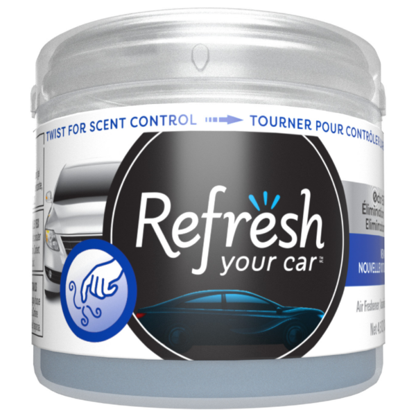 Refresh Your Car! Can/Hidden Air Freshener (New Car Scent, 1 Pack)